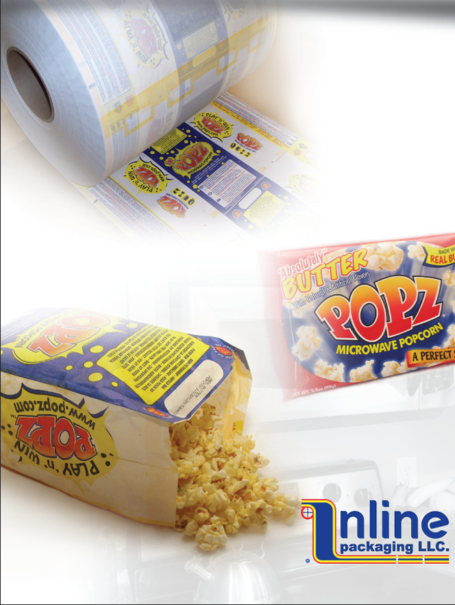 Popcorn Rollstock - Microwave Popcorn Packaging